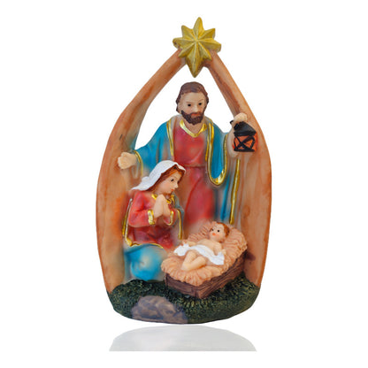 Figura Pesebre Nacimiento Con Estrella De Belen Navidad /ryc