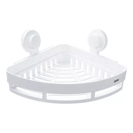 Organizador De Baño Esquinero Colgante Sopapa Bathlux Color Blanco