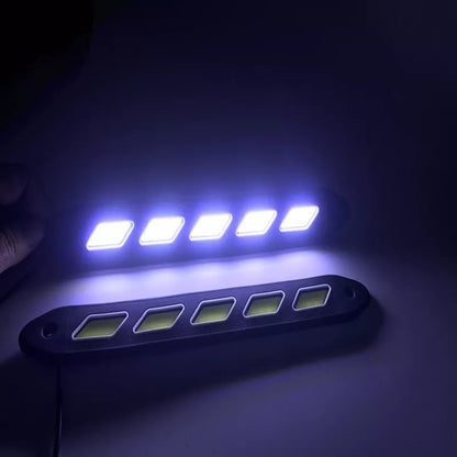 X2 Tira Led Cob Alto Brillo Neblineros Adhesivo Diseño 11856