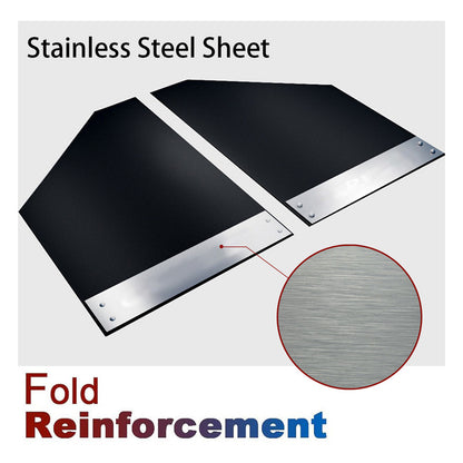 X4 Guardarbarro Guardafango Auto Universal Cn Refuerzo Acero