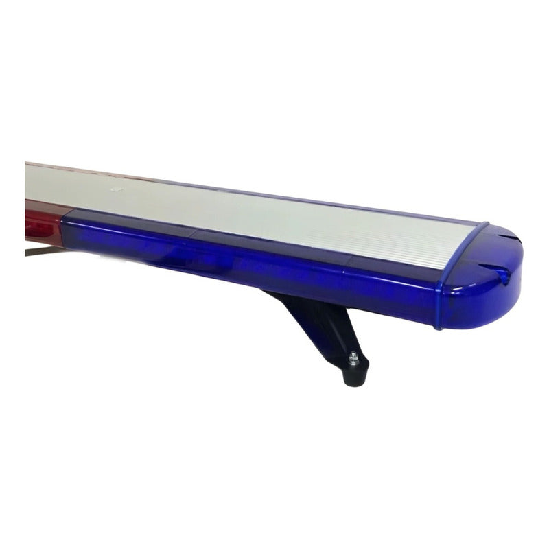 Baliza Led De Techo Destellante Rojo Azul Apernable 12-24v