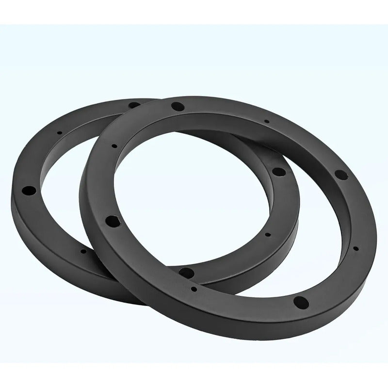 X2 Espaciador D Parlantes Adaptador 6.5 Pulgadas Auto Puerta Negro 25202