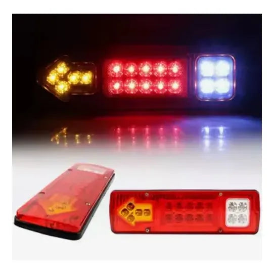 X2 Foco Luz Led Trasera Freno Reversa Dirección 12-24v Flech Flechas 13203
