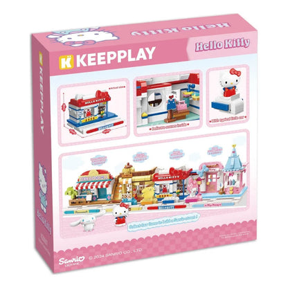 Set Bloque De Construcción Keepplay Sanrio 366 Pieza Kawaii 366 Hello Kitty Fashion Shop