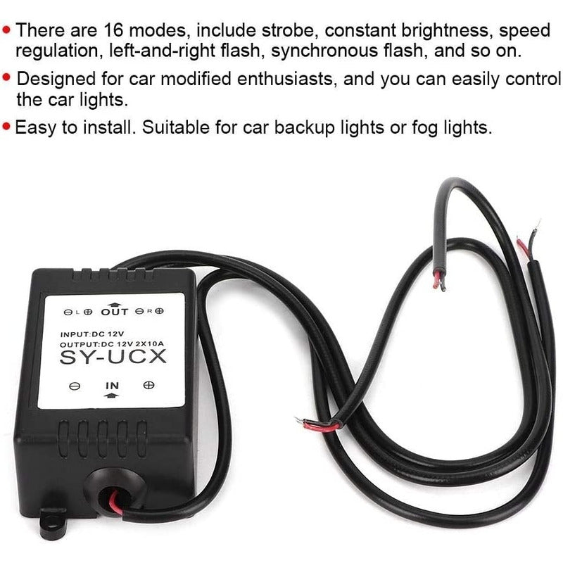 Control Remoto Para Luces Destellantes Neblineros 12v Raptor