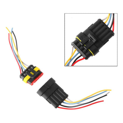 Cable Conector 5pines Macho Hembra Extensor Para Auto