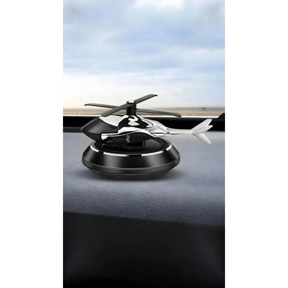 Aromatizante Solar Helicóptero Giratorio Difusor Aroma Auto Color Negro T3 Fragancia Surtido