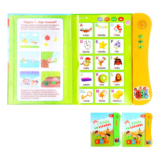 Libro Interactivo Con Sonido En Español Niño/niña Aprendizaj