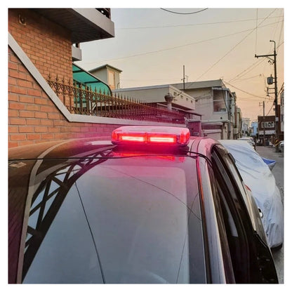 Baliza De Techo Auto Destellante 12-24v Estrobo Con Iman /r&