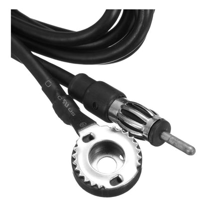 Antena De Radio Am/fm Para Auto 18cm + Base + Cable 137cm