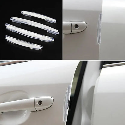 Set 4 Topes De Puerta Y Retrovisor Anticolisión Auto Camione