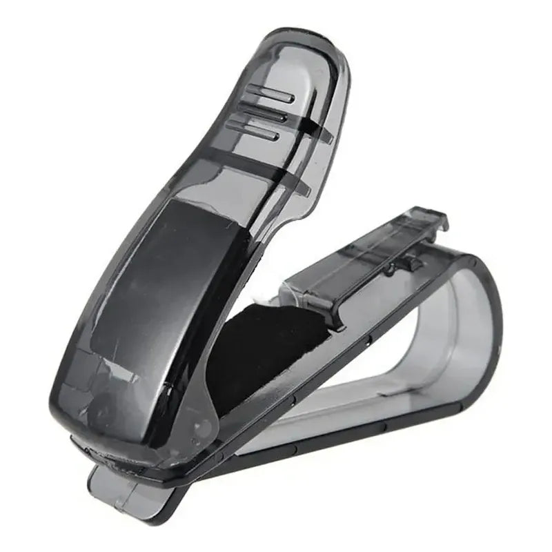 Soporte Para Lentes Pinza Porta Gafas Para Auto Al Tapasol Pinzas Para Lentes Negro