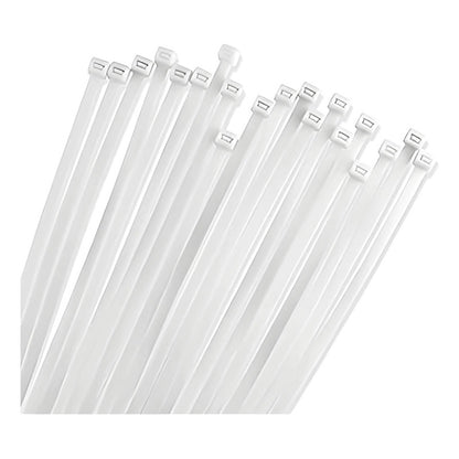 Set 100 Amarras Plásticas 4.8x200mm Precinto Nylon Multiuso