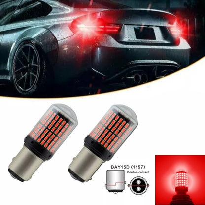 X2 Ampolleta Destellante Rojo 144led Luz Freno Estrobo Canbu