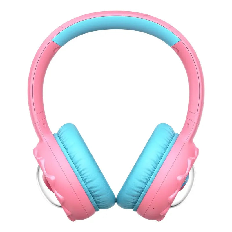 Audifono Bluetooth Onikuma B30 Niñ@s Bajo Nivel Ruido Cn Luz Rosa Unicorio B30
