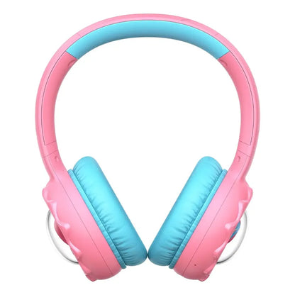 Audifono Bluetooth Onikuma B30 Niñ@s Bajo Nivel Ruido Cn Luz Rosa Unicorio B30