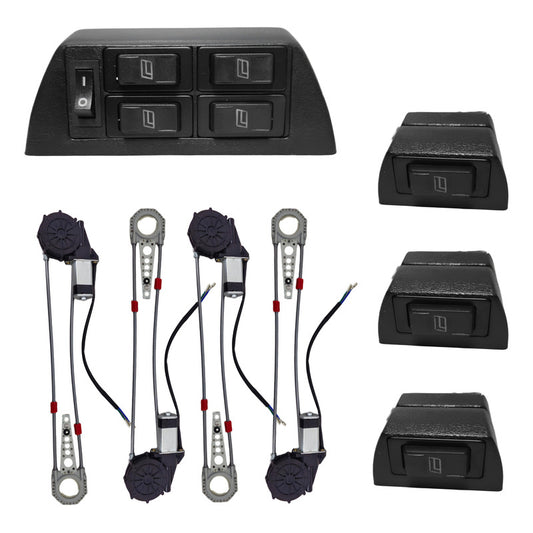 Kit Alzavidrios Eléctrico Némesis 4 Ventanas 12v Universal