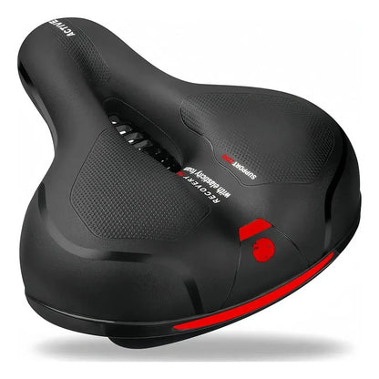 Sillin Asiento D Bicicleta Antiprostático Acolchado Meryfoam Negro Rojo Ja-sd-8082