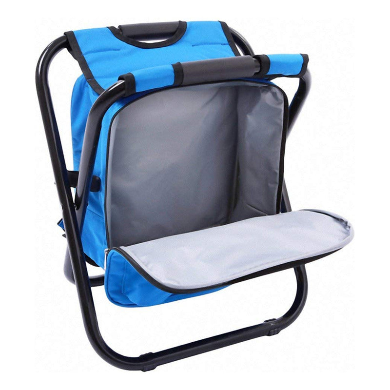 Piso 3en1 Plegable Mochila Con Cooler Silla Camping Pesca