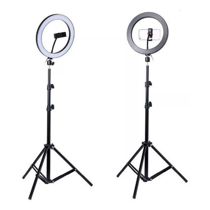 Aro De Luz Led De 26cm + Trípode De 1.60mts