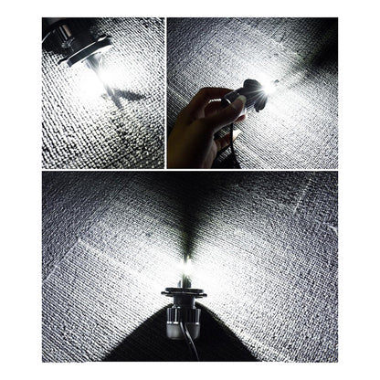 X2 Ampolleta Mini Turbo Led T10 Potente 12000lm Conector H3
