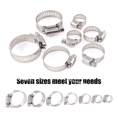 X60 Abrazadera Metálica Ajustable Manguera 7medidas 8-38mm