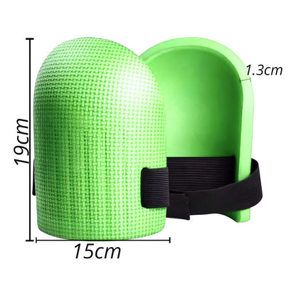 X2 Rodillera Para Jardinería Construcción Espuma Protectoras Color Verde Talla Única