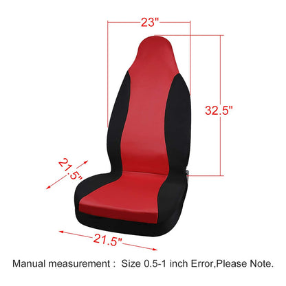 X2 Funda Cubre Asiento Delantero Individual Fund Butaca 1pc