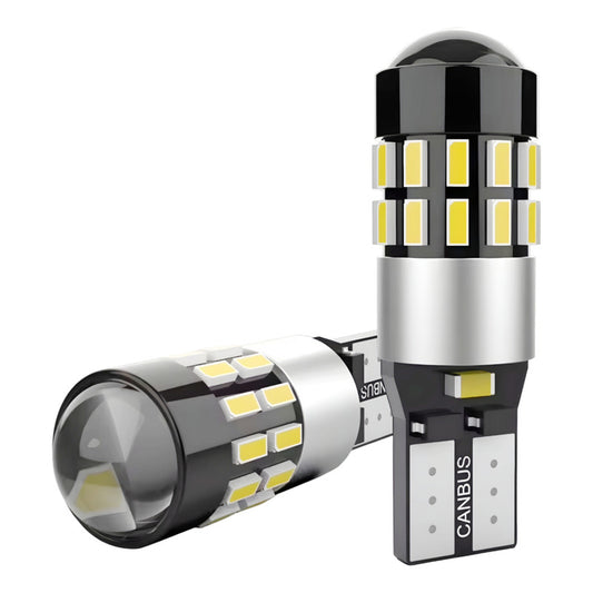 X2 Ampolleta Led T10 W5w 30 Led Cola D Pescado 12v Canbu R&c