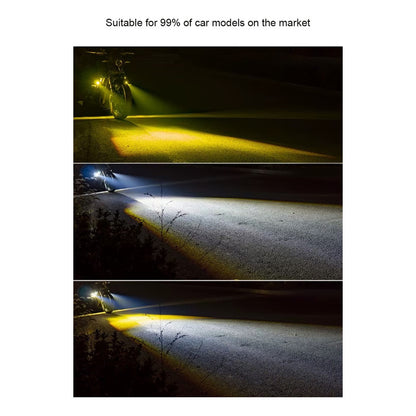 X2 Foco Neblinero Led Lupa Amarillo Antiniebla Moto Auto/r&c