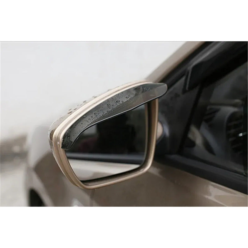 X2 Bota Agua De Espejo Retrovisor Pestañas Auto Universal Negro Transparente