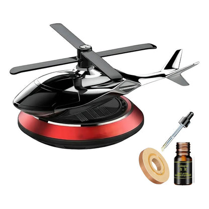Aromatizante Solar Helicóptero Giratorio Difusor Aroma Auto Color Rojo T3 Fragancia Surtido