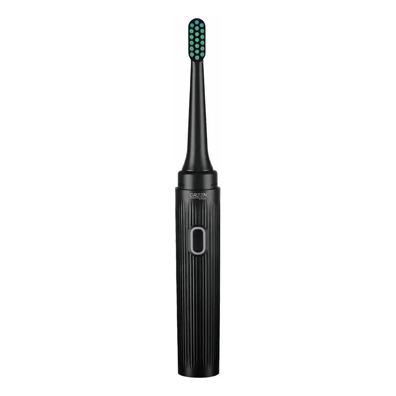 Cepillo De Dientes Eléctrico Recargable + 4 Repuestos Negro