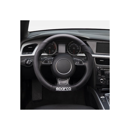 Funda Cubre Volante Sparco Base Plana Tipo D Eco Cuero 113