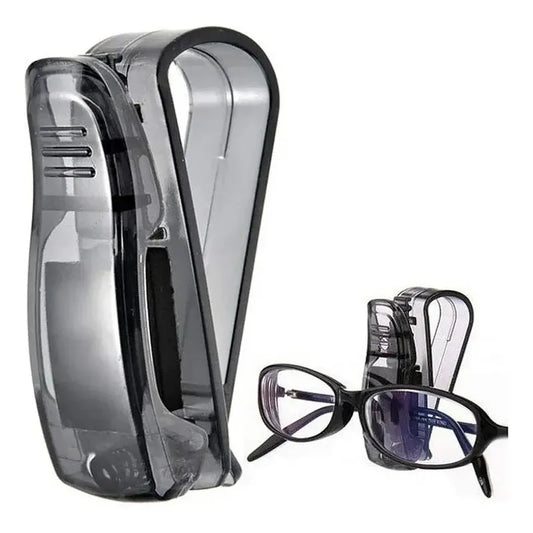 Soporte Para Lentes Pinza Porta Gafas Para Auto Al Tapasol Pinzas Para Lentes Negro