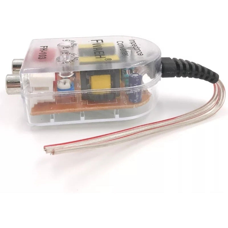 Conversor Impedancia Rca Para Radio Auto Amplificador Alta