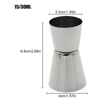 Jigger Medidor De Tragos Dosificador De Licor 15/30ml /r&c