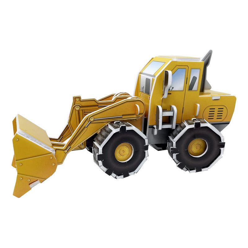 Puzzle 3d - Máquinas De Construcción Mini Rompecabeza 3d