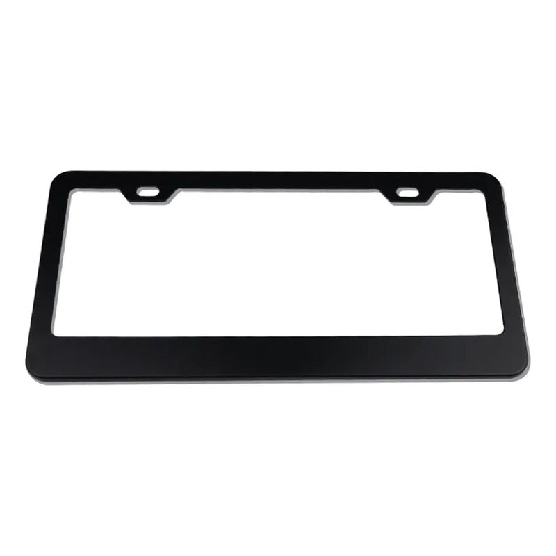 X2 Marco Porta Patente Universal Negro Mate Auto Tunning