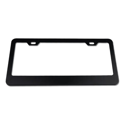 X2 Marco Porta Patente Universal Negro Mate Auto Tunning