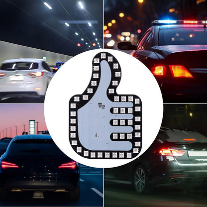 Mano Led Señal Parabrisa Auto Usb Luz Rgb Gestos Cn Control