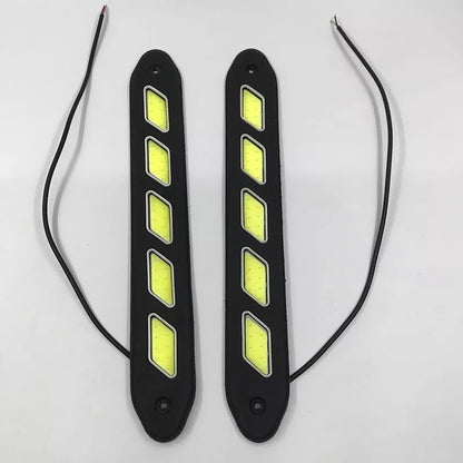 X2 Tira Led Cob Alto Brillo Neblineros Adhesivo Diseño 11856