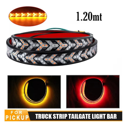 Tercera Luz De Freno De Camioneta + Secuencial Tira Led 1.20
