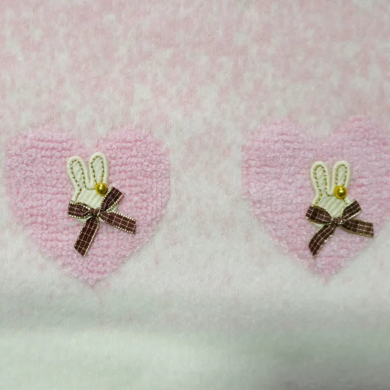 Sweater De Niña Tejido Cuello Alto Suéter Caliente Polerón Rosa 8520 De Punto 140