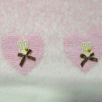 Sweater De Niña Tejido Cuello Alto Suéter Caliente Polerón Rosa 8520 De Punto 140
