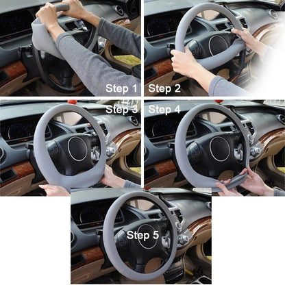 Cubre Volante De Silicona Lavable Funda Elástica Antidesliza