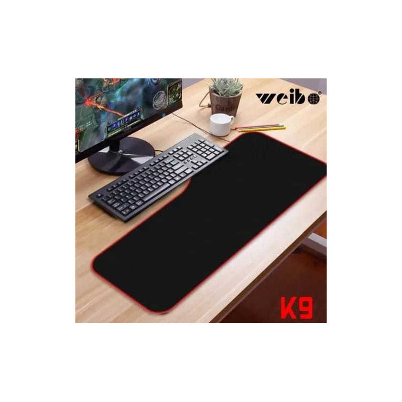Mouse Pad Gamer K9 Antideslizante Cosido Alfombrilla Ratón