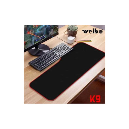 Mouse Pad Gamer K9 Antideslizante Cosido Alfombrilla Ratón