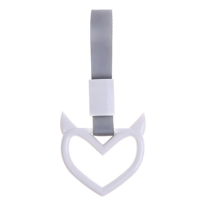 Colgante Anillo Tsurikawa Corazón Fluor Manija Correa D Mano