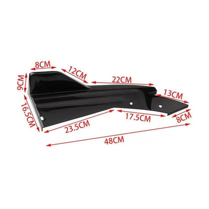 Lip Bumper Trasero Auto Universal En Punta Extensión /r&c